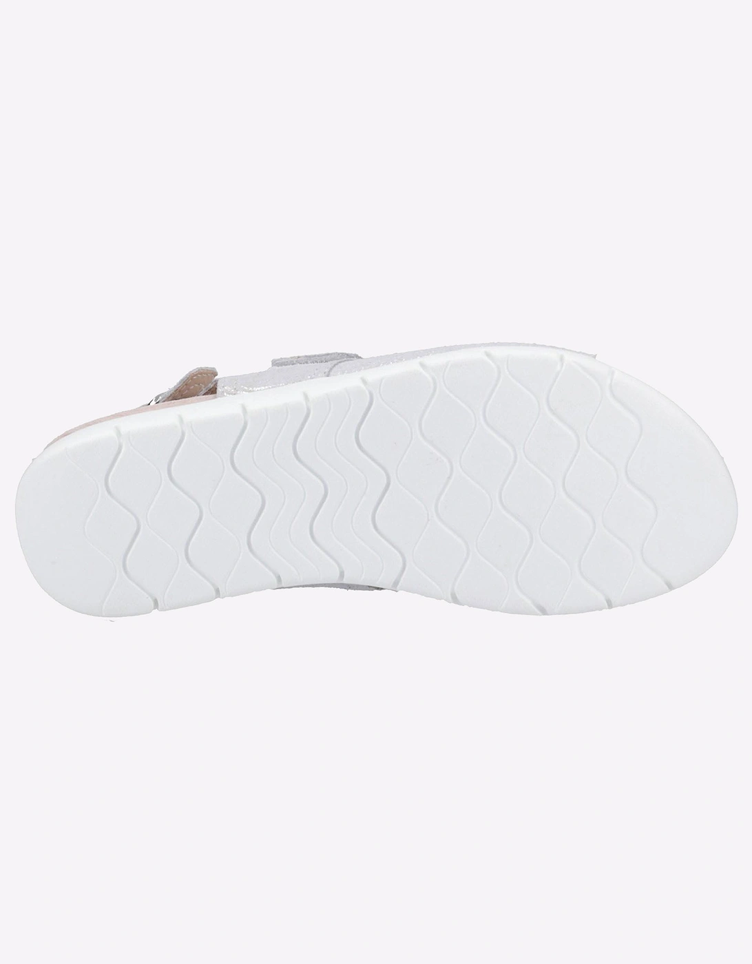 Fleet & Foster Begonia Memory Foam Womens Sandals Silver