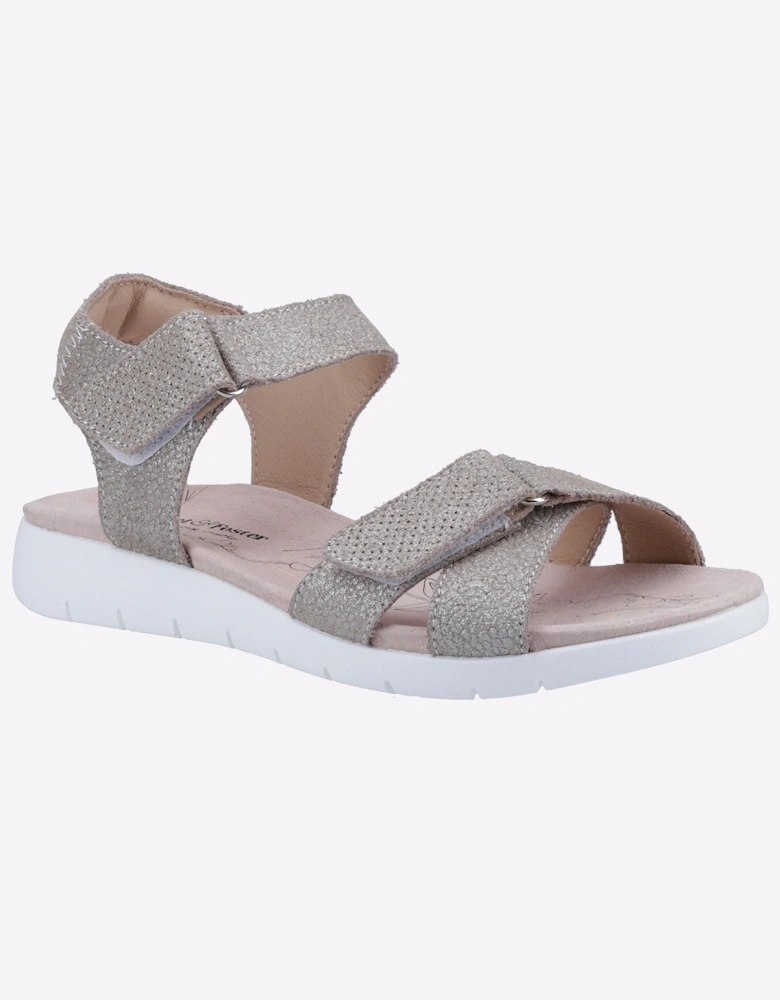 Fleet & Foster Marigold Memory Foam Womens Sandals Gold