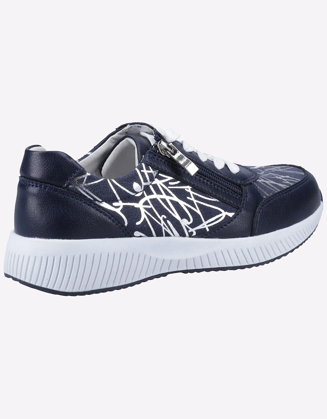 Fleet & Foster Bev Memory Foam Shoes Womens Navy