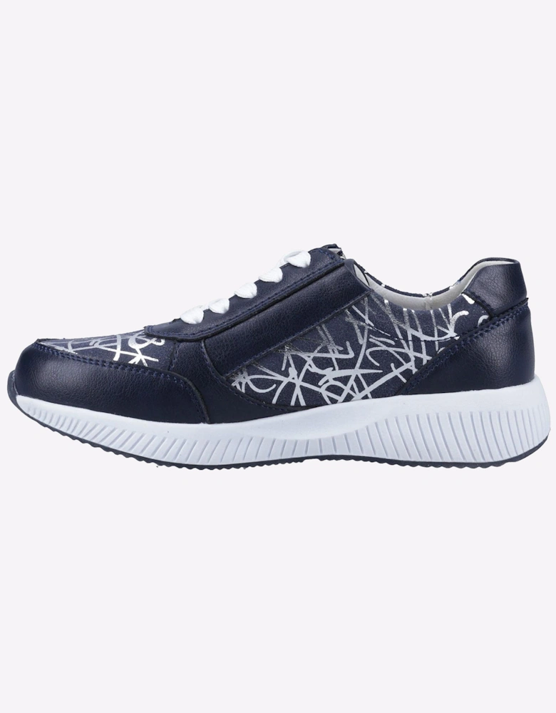 Fleet & Foster Bev Memory Foam Shoes Womens Navy