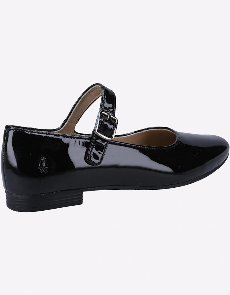 Hush Puppies Melissa Memoery Foam Womens Shoes Patent Black