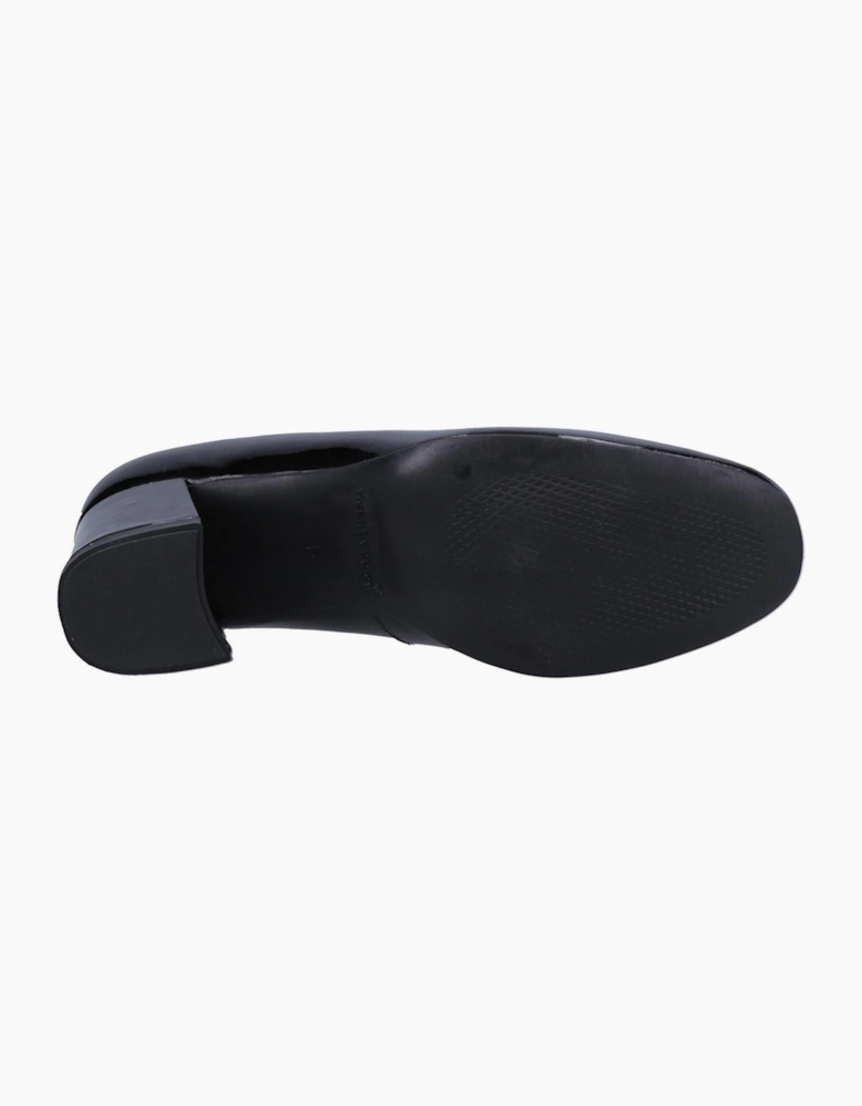 Hush Puppies Alicia Leather Womens Shoes Black