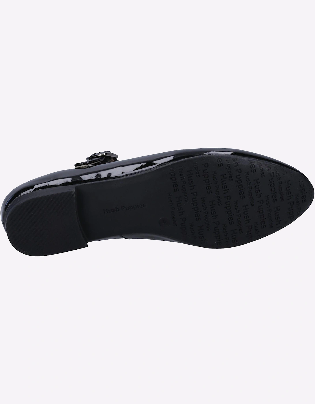 Hush Puppies Melissa Memoery Foam Womens Shoes Patent Black