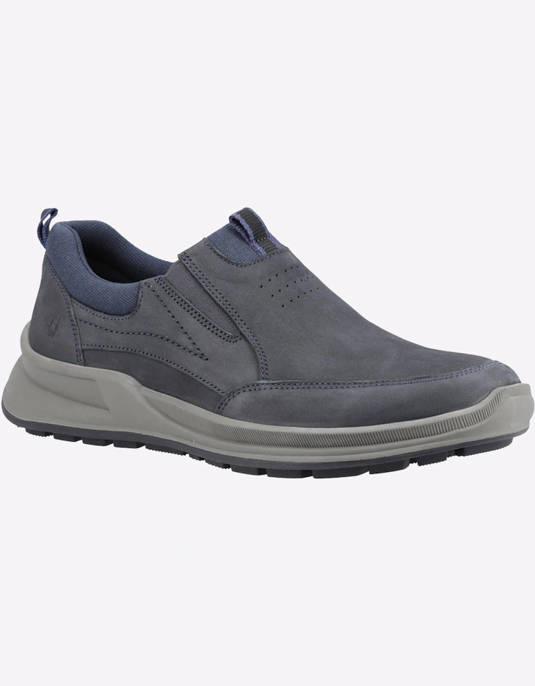 Hush Puppies Arthur Memory Foam Mens Shoes Navy