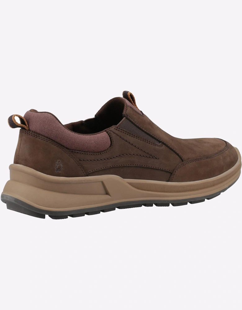 Hush Puppies Arthur Memory Foam Mens Shoes Brown