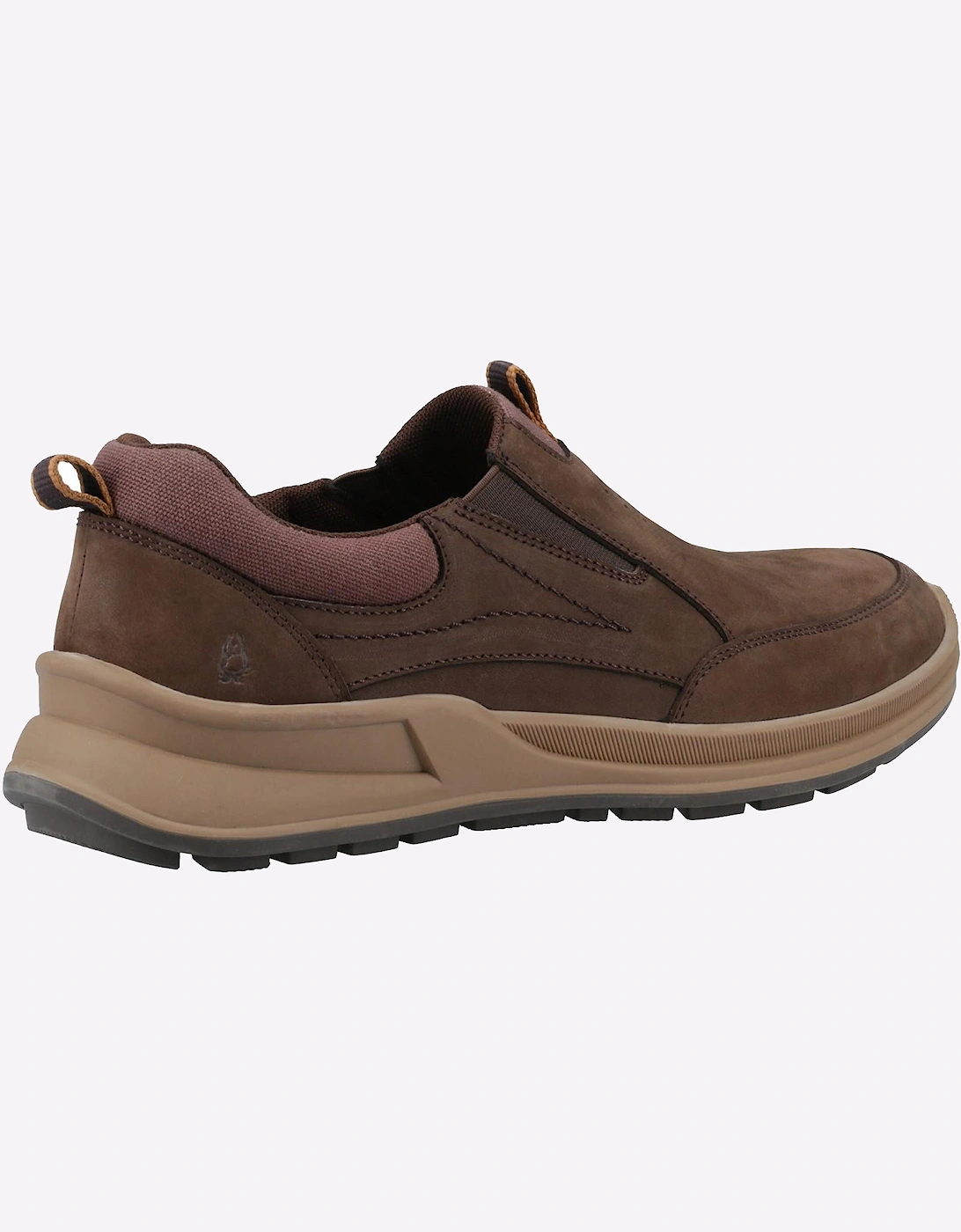 Hush Puppies Arthur Memory Foam Mens Shoes Brown