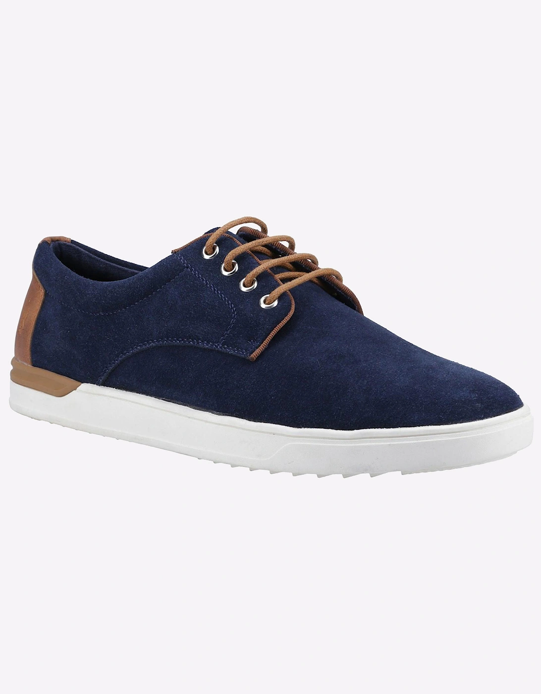 Hush Puppies Joey Memory Foam Mens Shoes Navy