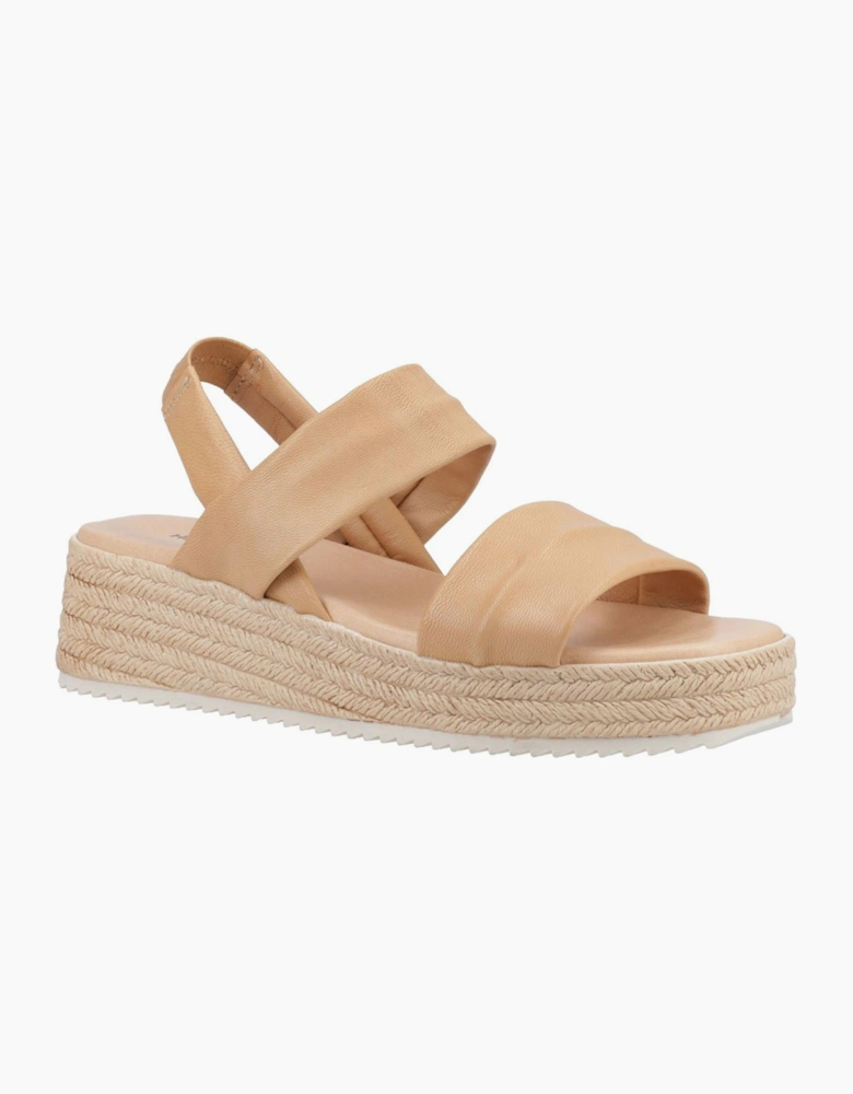 Hush Puppies Rachel Womens Leather Sandals Tan