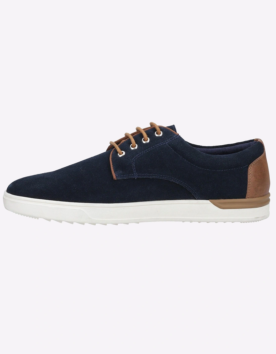 Hush Puppies Joey Memory Foam Mens Shoes Navy