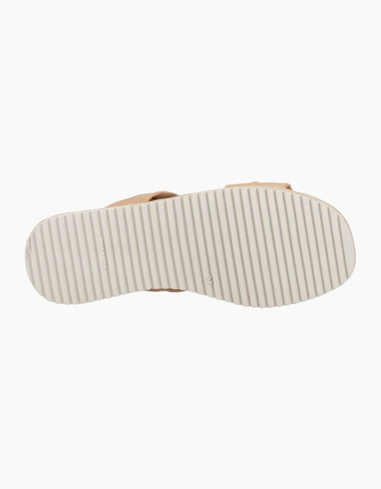 Hush Puppies Rachel Womens Leather Sandals Tan