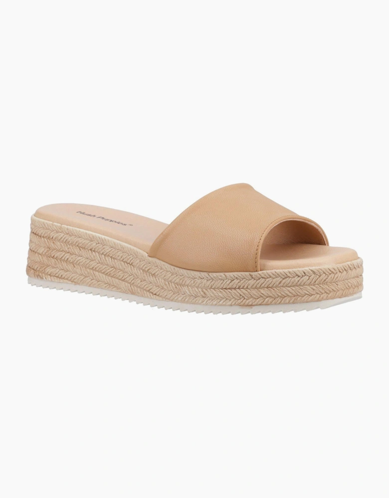 Hush Puppies Robin Slide Womens Sandals Tan