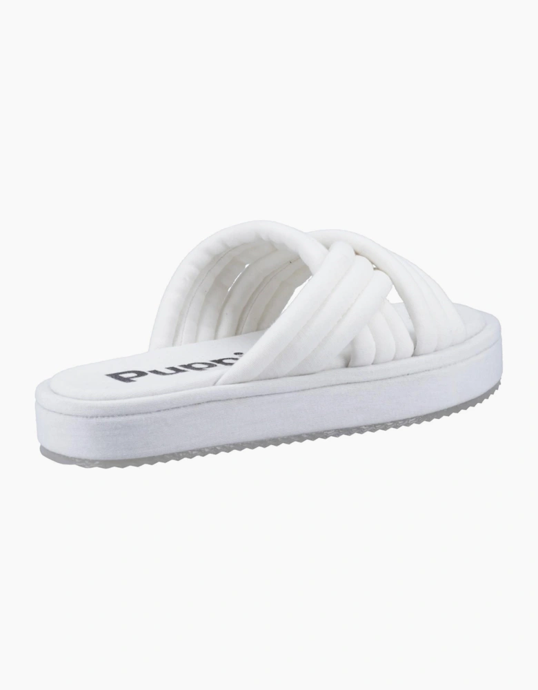 Hush Puppies Womens Sienna Slides White