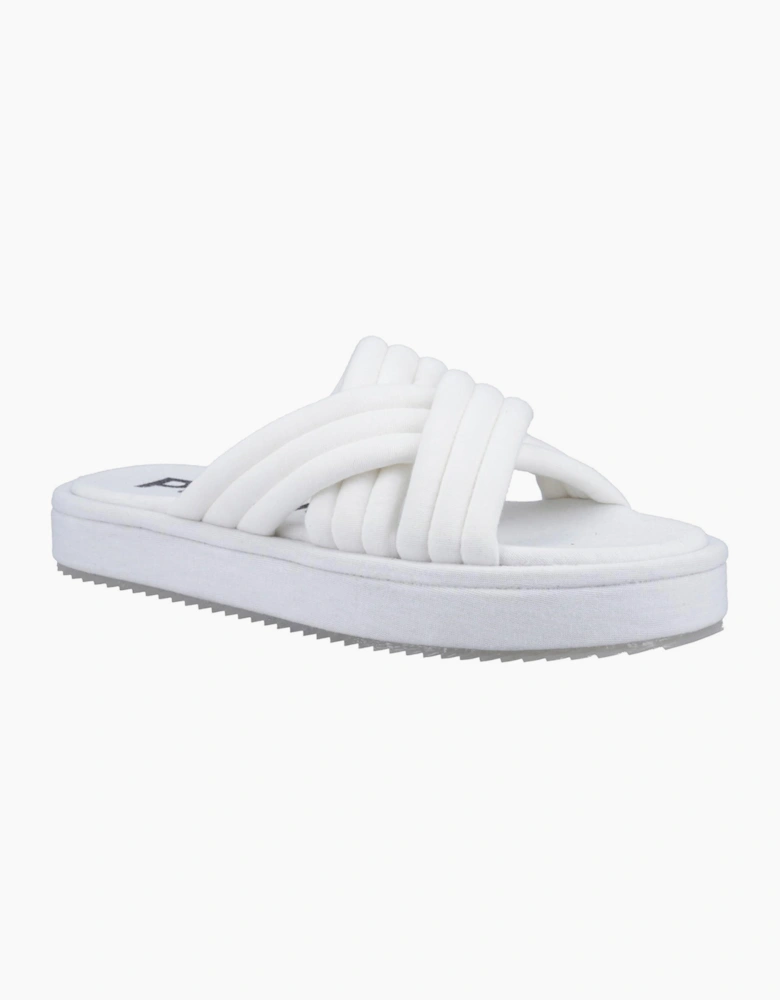 Hush Puppies Womens Sienna Slides White