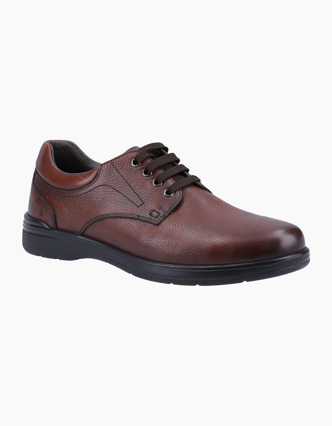 Hush Puppies Marco Leather Mens Shoes Brown