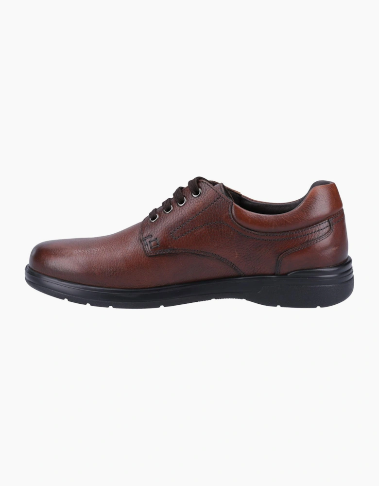 Hush Puppies Marco Leather Mens Shoes Brown