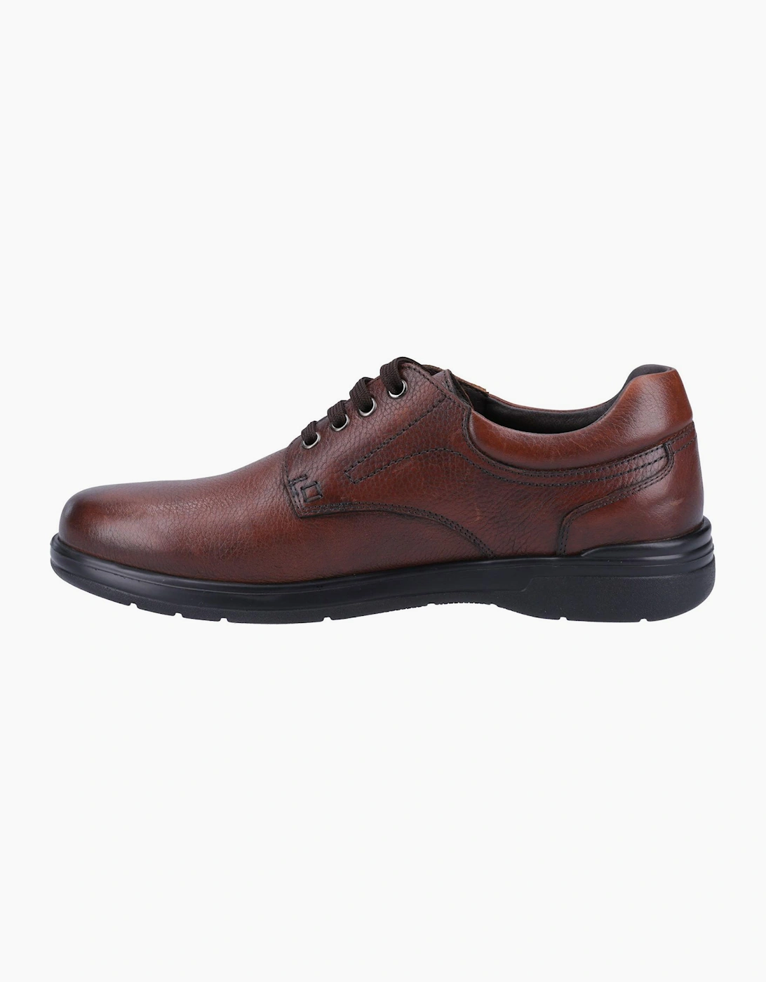 Hush Puppies Marco Leather Mens Shoes Brown