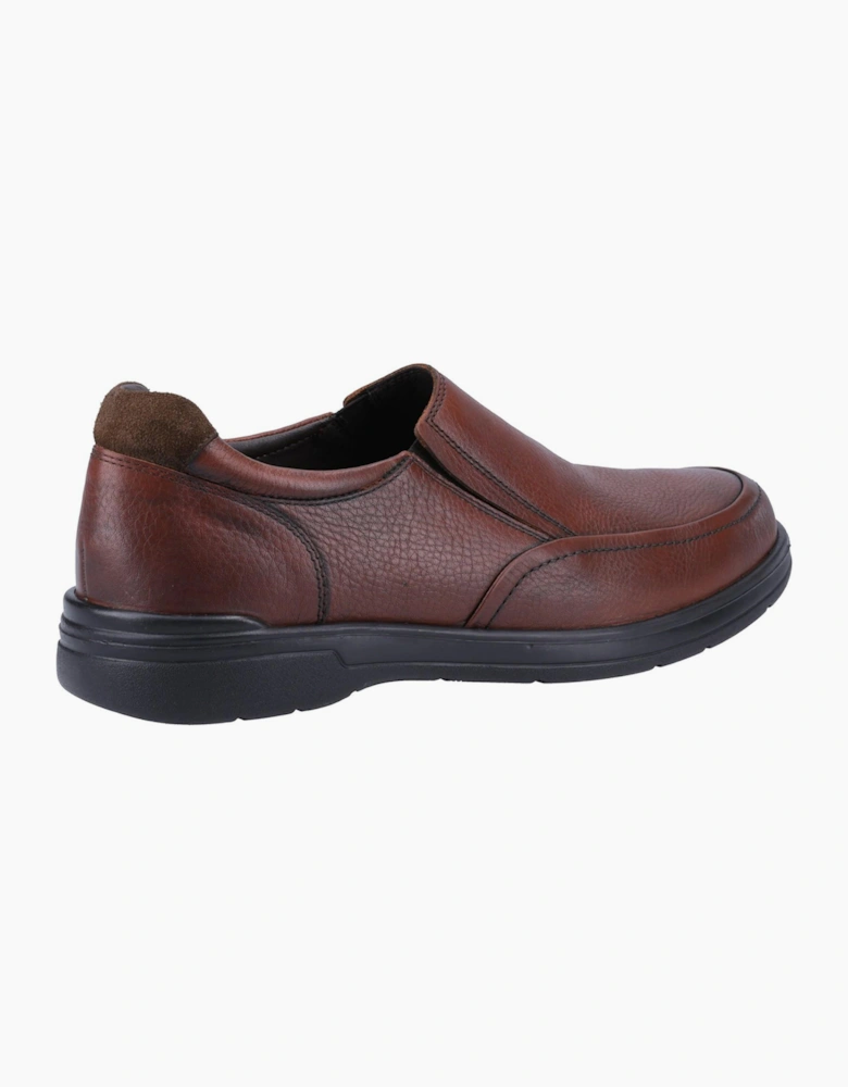Hush Puppies Matthew Slip On Mens Shoes Brown