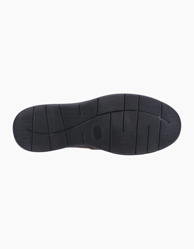 Hush Puppies Matthew Leather Mens Shoes Black