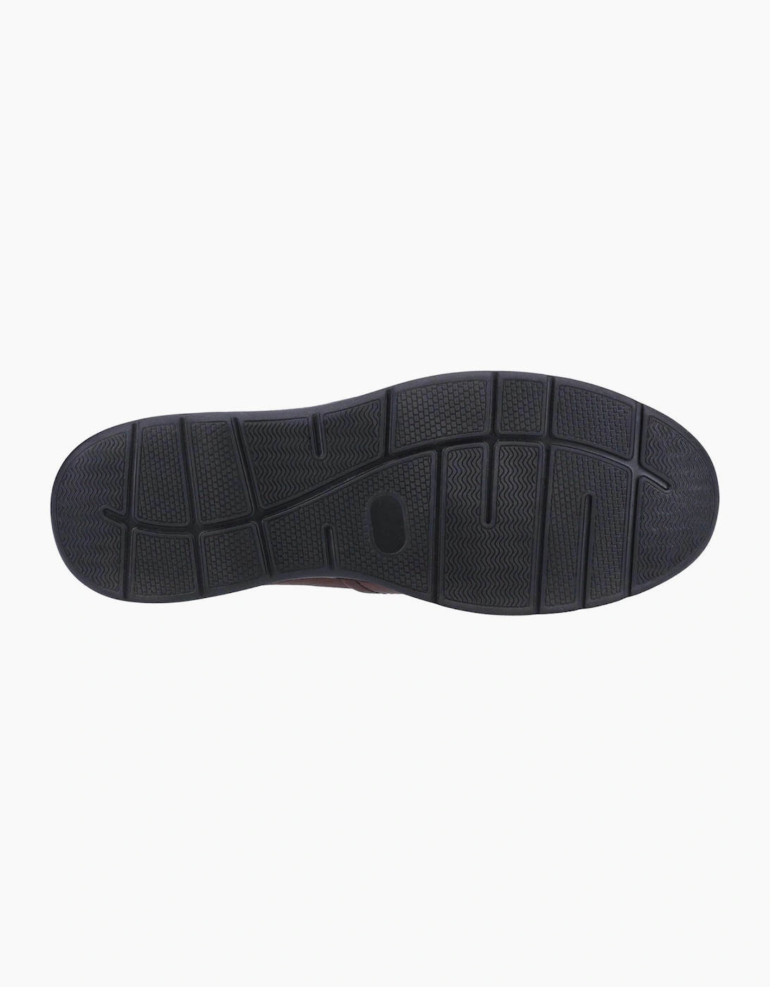 Hush Puppies Matthew Leather Mens Shoes Black