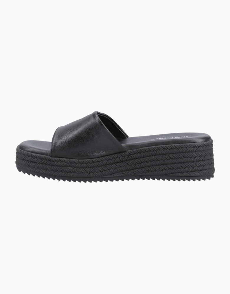 Hush Puppies Robin Slide Womens Sandals Black