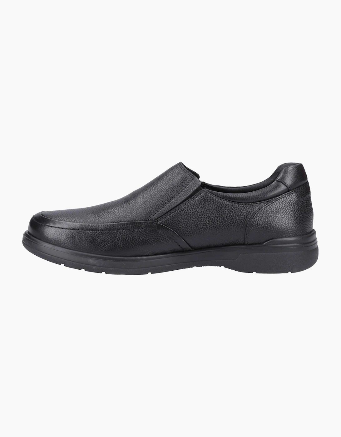 Hush Puppies Matthew Leather Mens Shoes Black