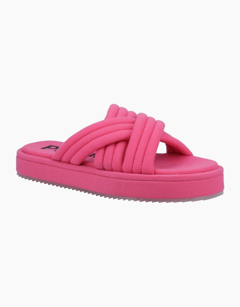Hush Puppies Womens Sienna Slides Fuchsia