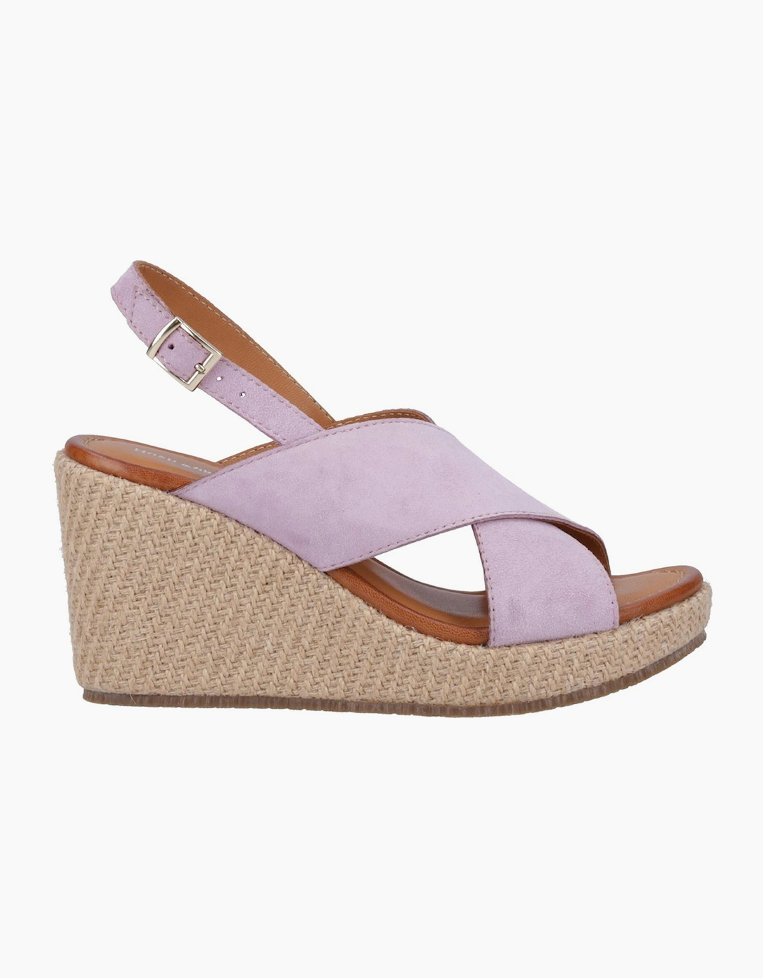 Hush Puppies Perrie Womens Leather Sandals Lilac