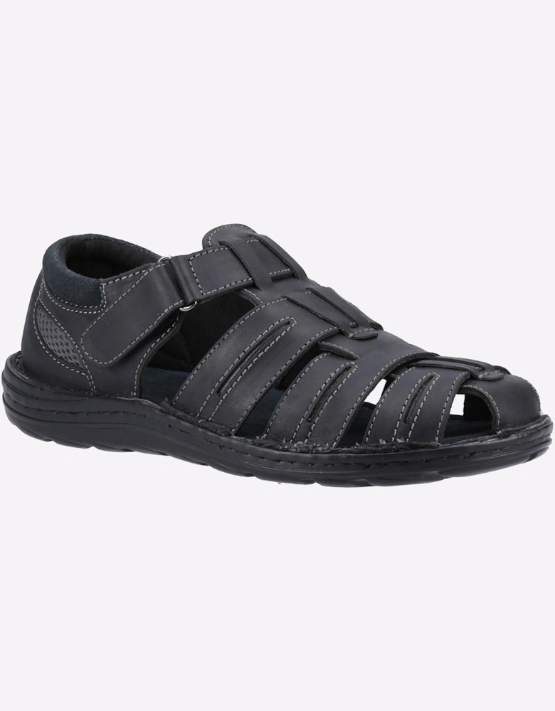 Hush Puppies Albert Fisherman Mens Sandals Black