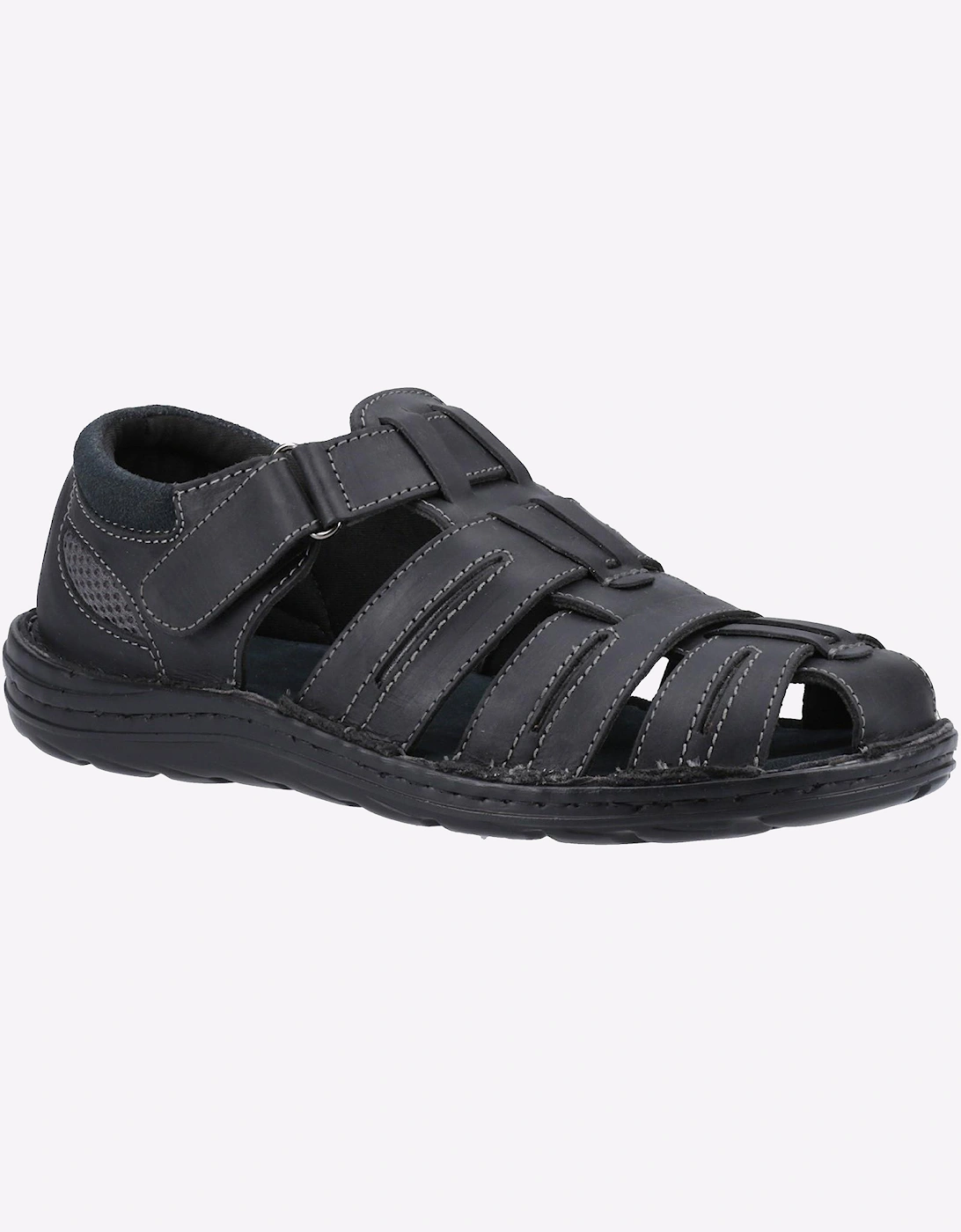 Hush Puppies Albert Fisherman Mens Sandals Black