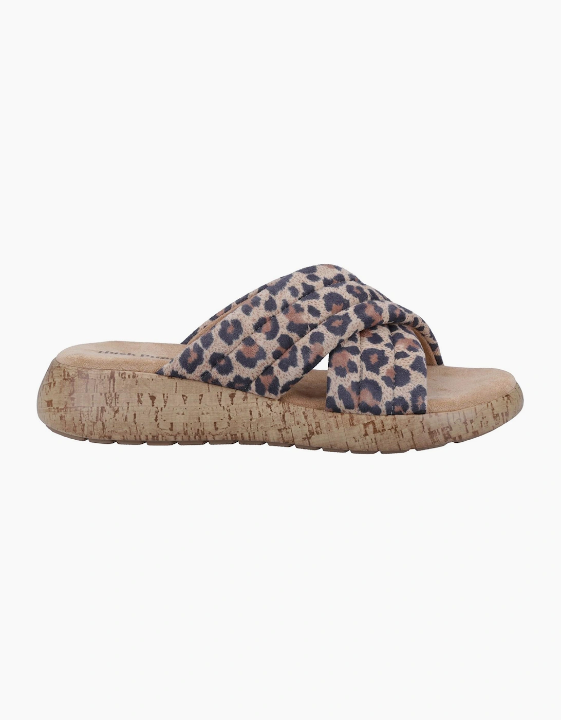 Hush Puppies Sarah Slide Womens Sandals Leopard