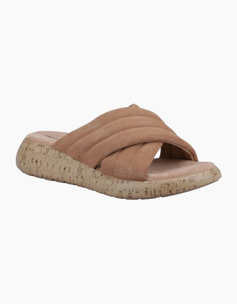 Hush Puppies Sarah Slide Womens Sandals Tan