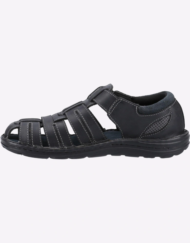 Hush Puppies Albert Fisherman Mens Sandals Black