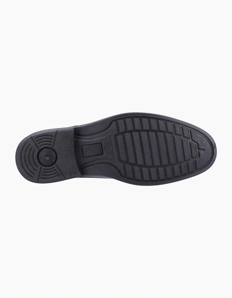 Hush Puppies Neal Leather Mens Shoes Black