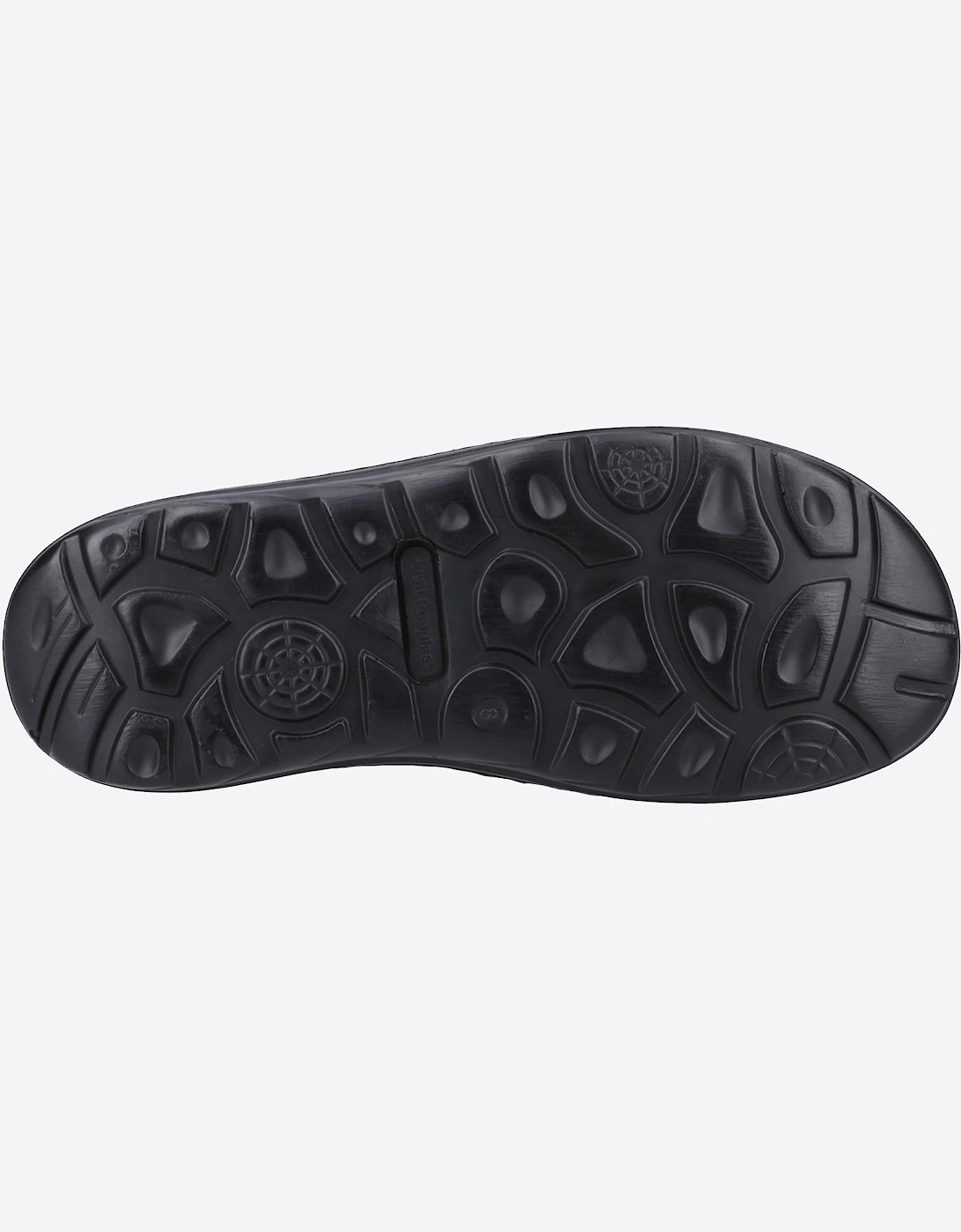 Hush Puppies Archer Leather Mens Sandals Black
