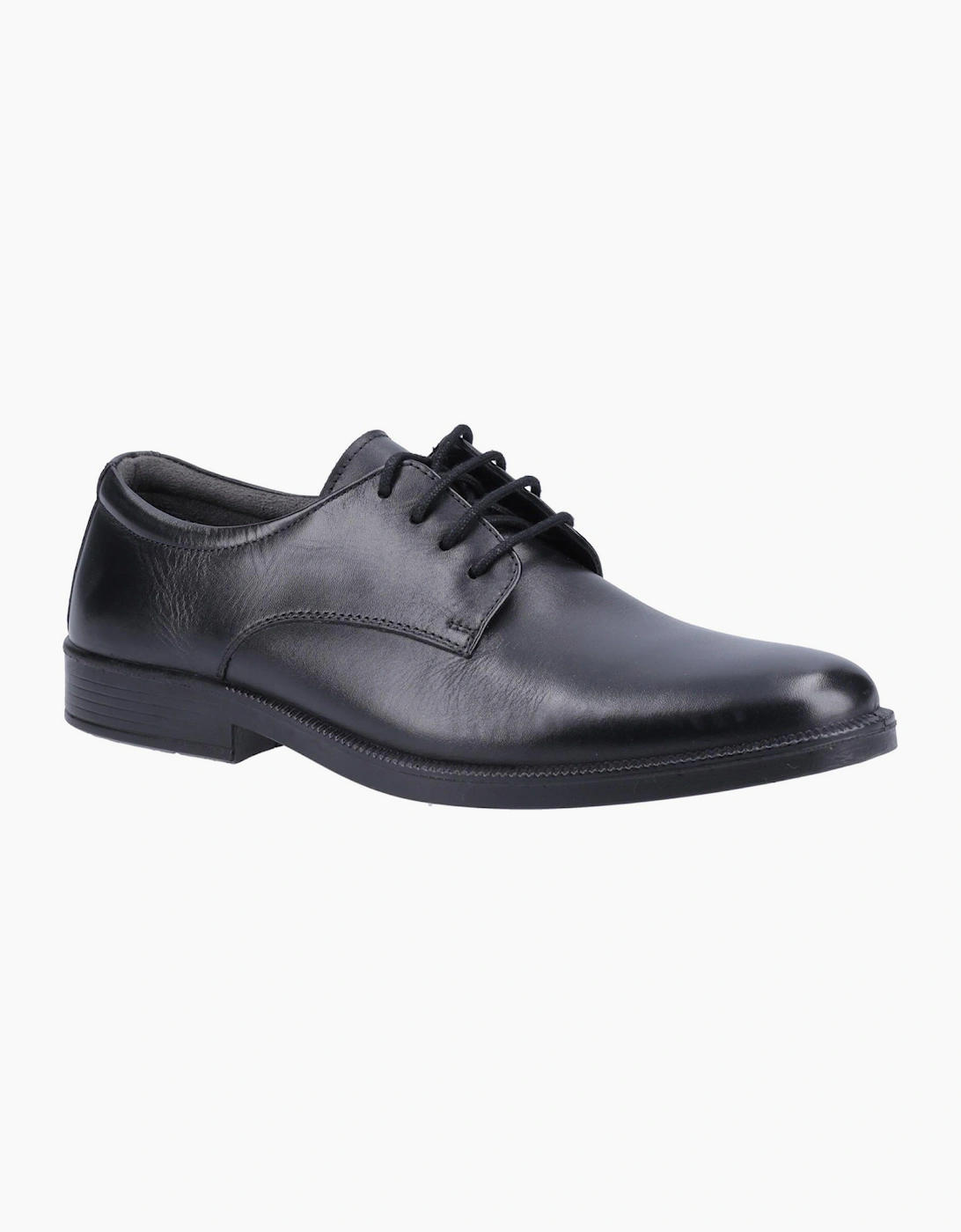 Hush Puppies Neal Leather Mens Shoes Black