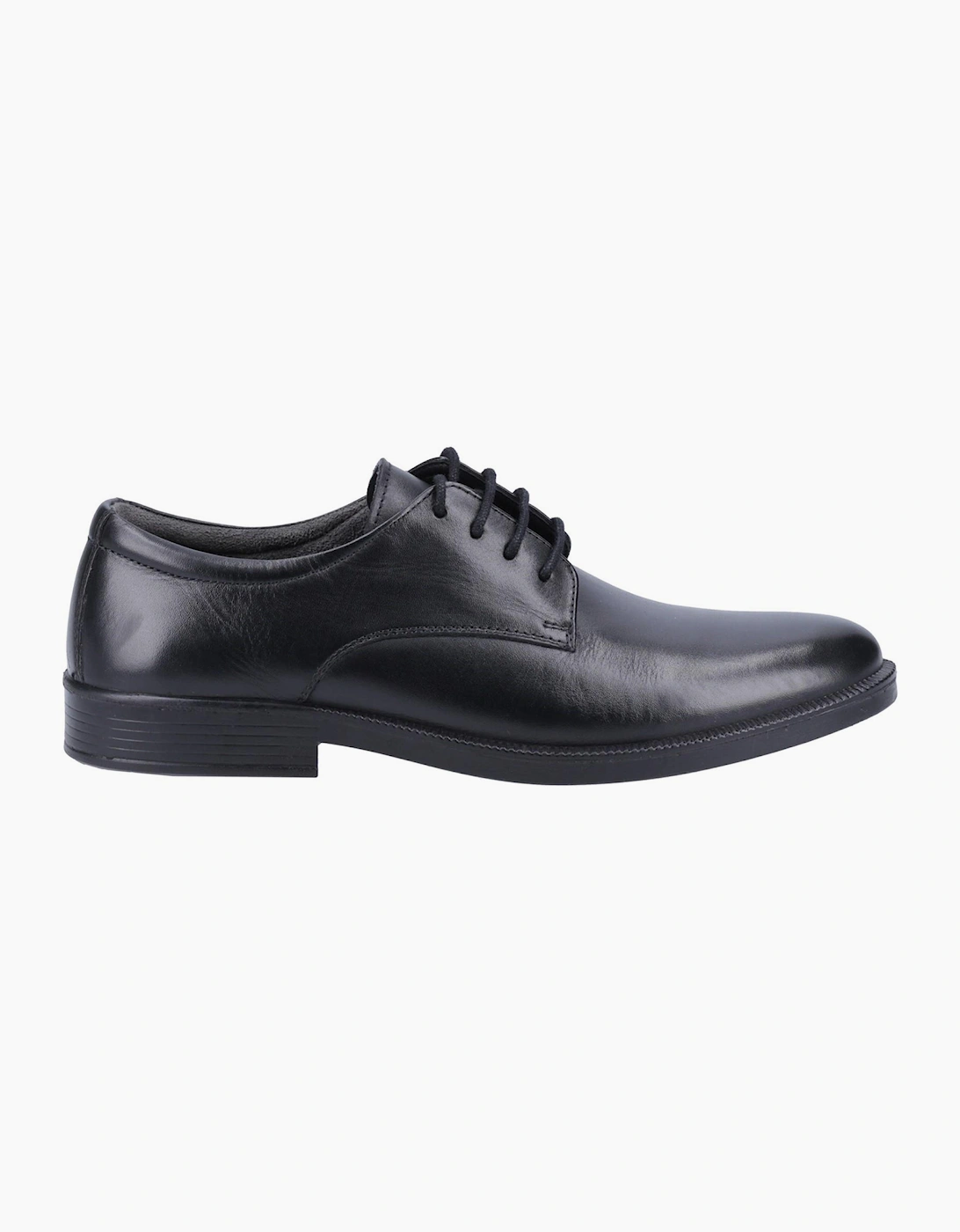 Hush Puppies Neal Leather Mens Shoes Black