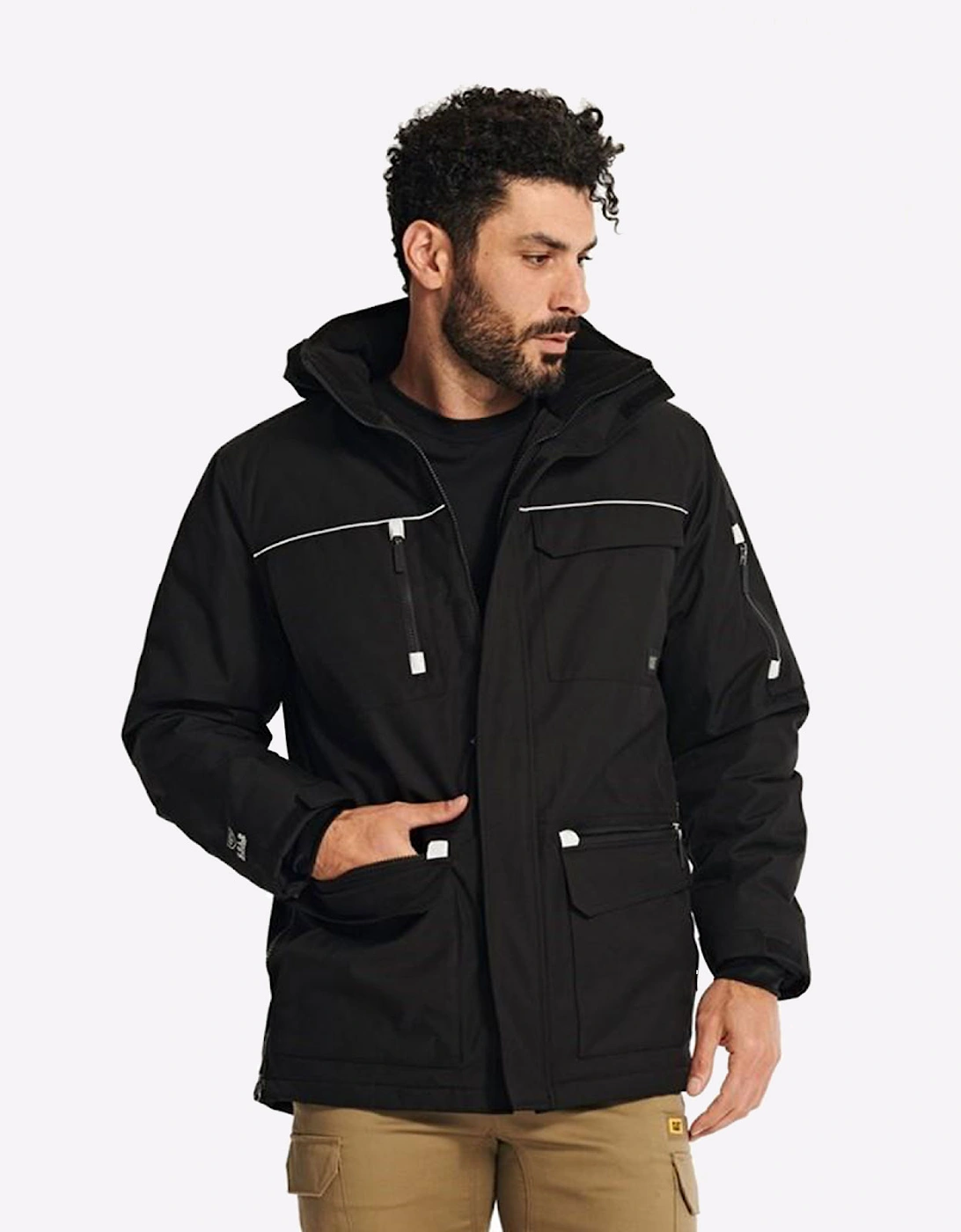 Caterpillar Insulated Work Parker Mens Black