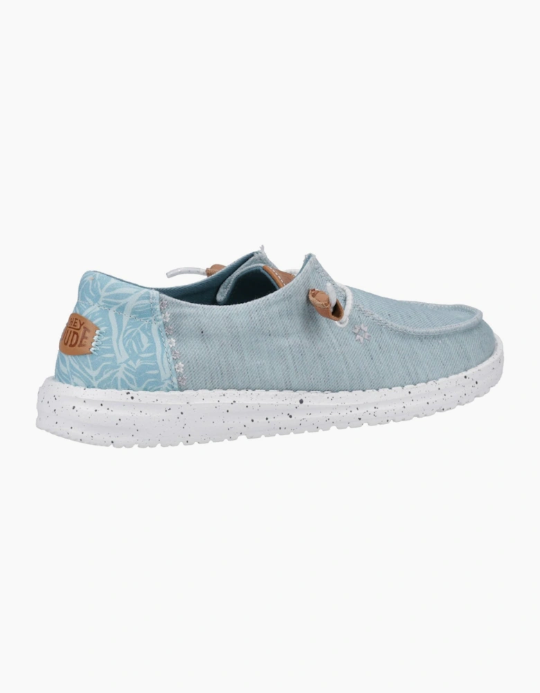 Hey Dude Wendy Heathered Womens Shoes Blue