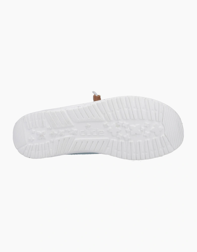 Hey Dude Wendy Heathered Womens Shoes Blue