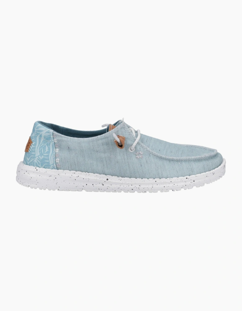 Hey Dude Wendy Heathered Womens Shoes Blue