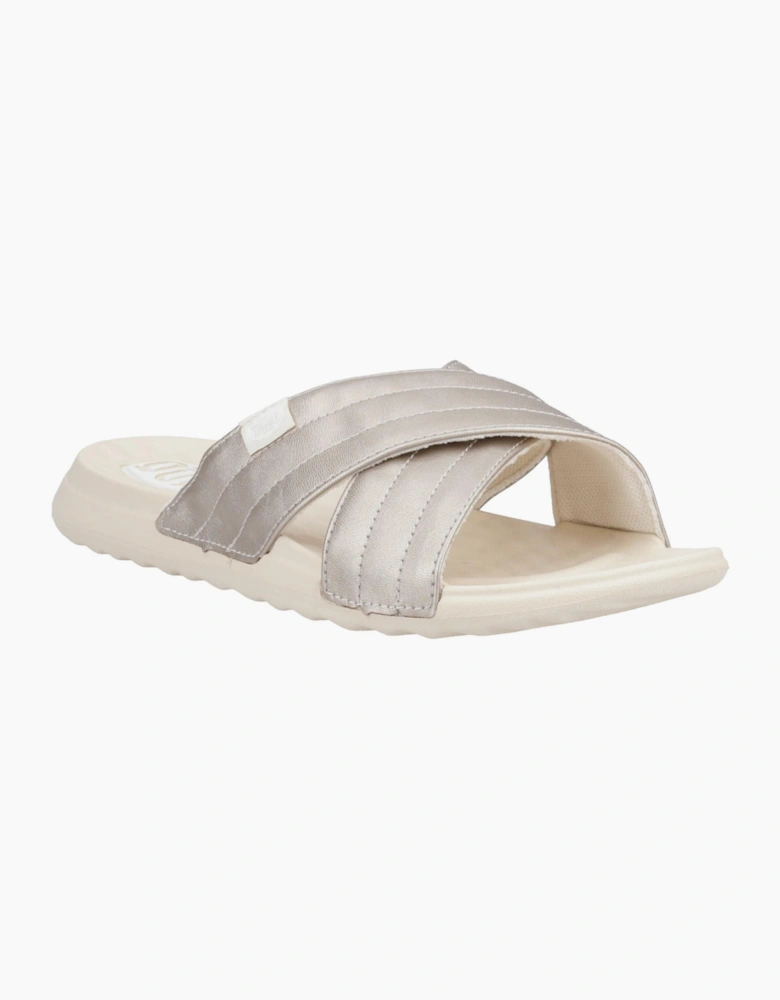 Hey Dude Christi Slide Womens Metallic
