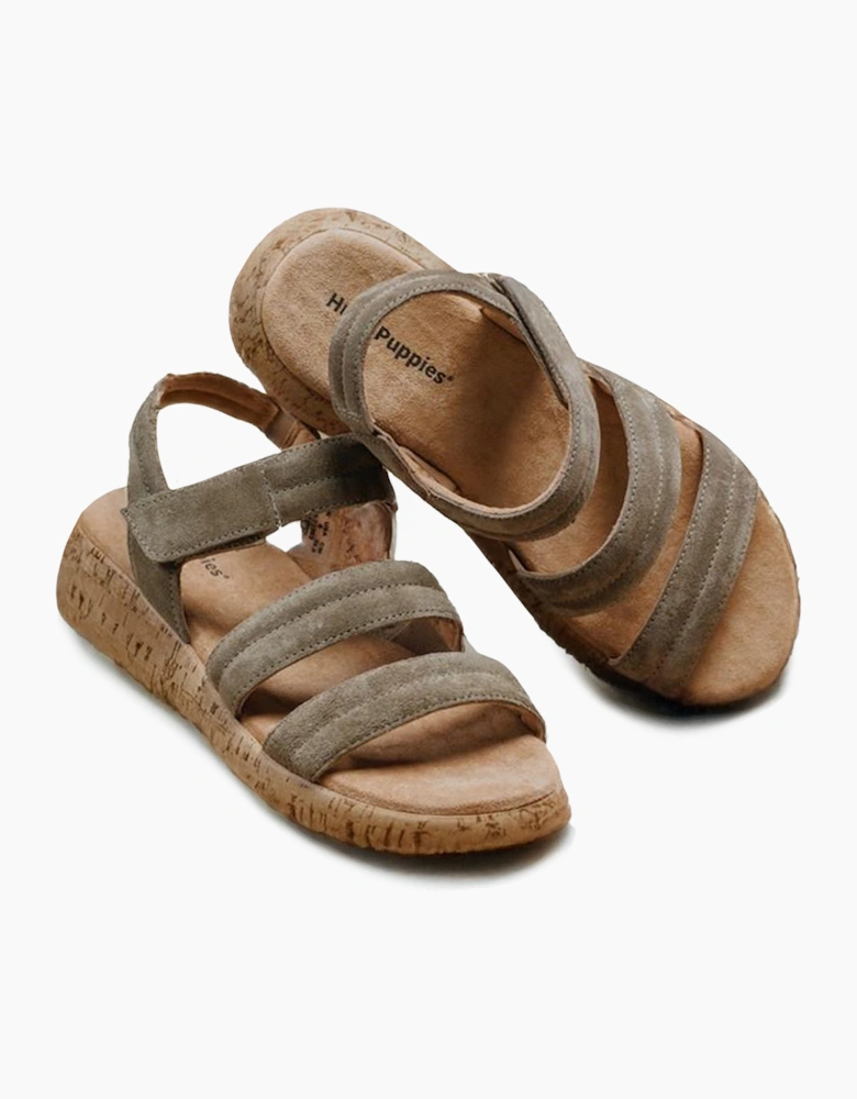 Hush Puppies Skye Womens Sandals Sage