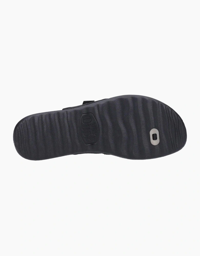 Hey Dude Christi Slide Womens Black