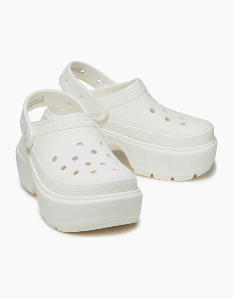 Crocs Stomp Clog Womens Chalk