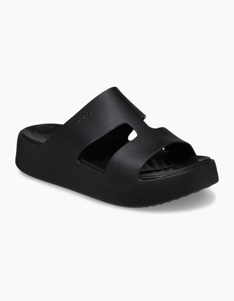 Crocs Getaway Platform H-Strap Womens Black