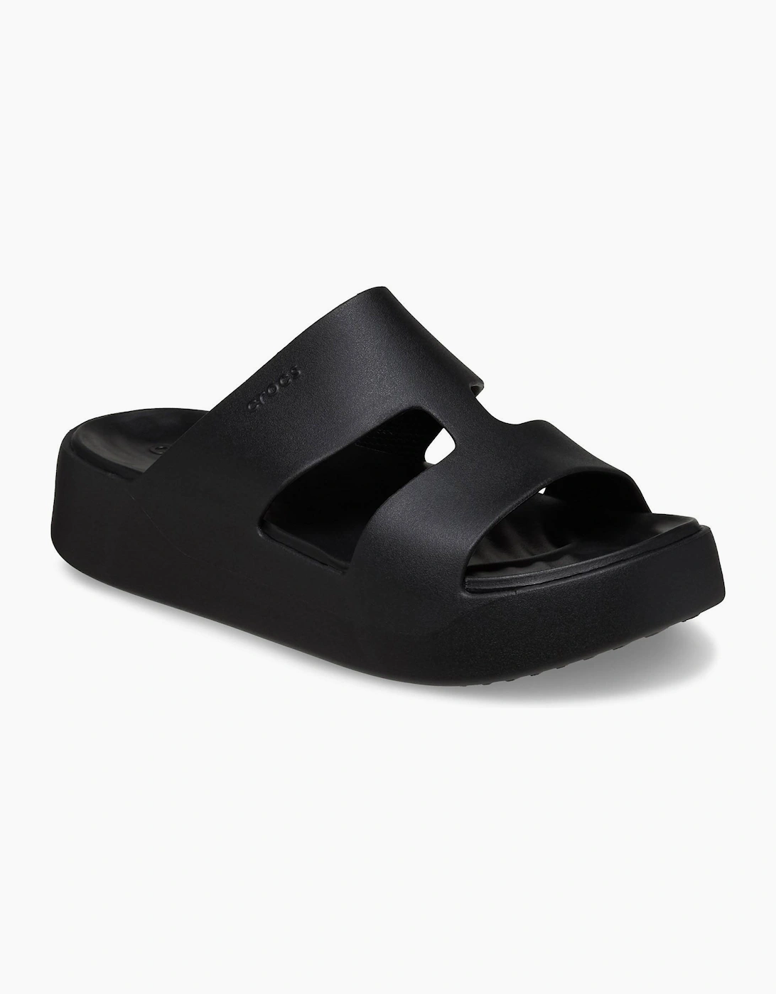 Crocs Getaway Platform H-Strap Womens Black