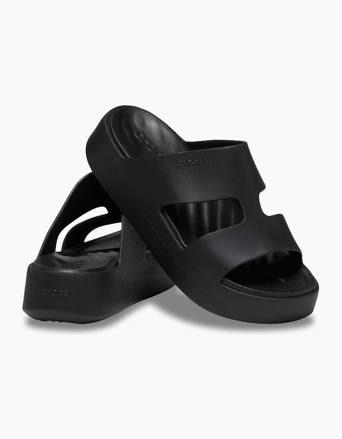 Crocs Getaway Platform H-Strap Womens Black