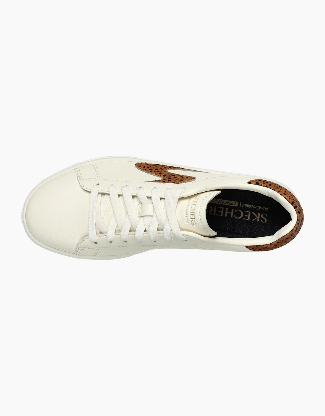 Skechers Eden LX - Feeling Fierce Memory Foam Womens Trainers Natural/Brown