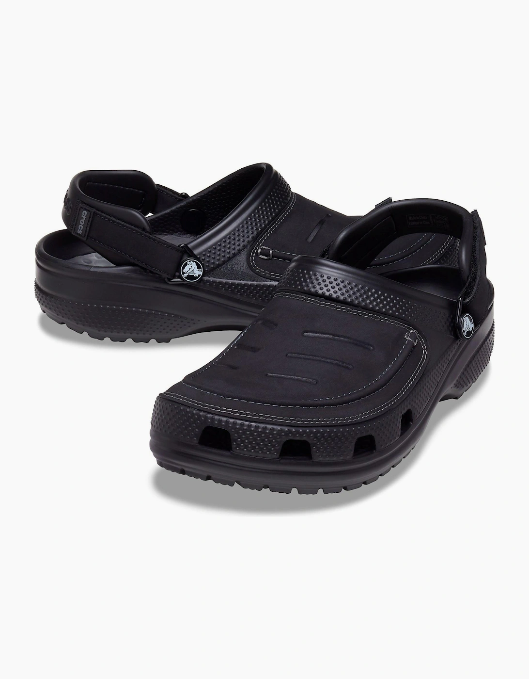 Crocs Yukon Vista II Clogs Mens Black/Slate Grey