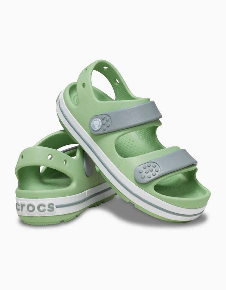 Crocs Crocband Play Sandal Infants Fair Green/Dusty Green
